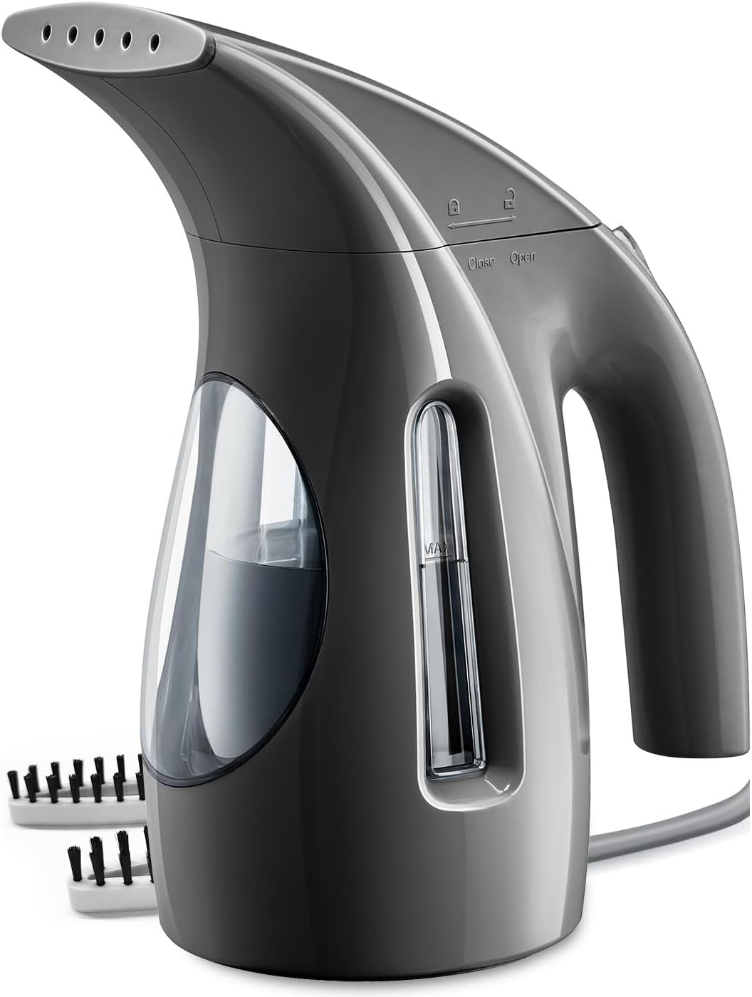 Steamer for Clothes, Portable Handheld Design, 240ml Big Capacity, 700W, Strong Penetrating Steam, Removes Wrinkle, for Home, Office(ONLY FOR 120V)-Black