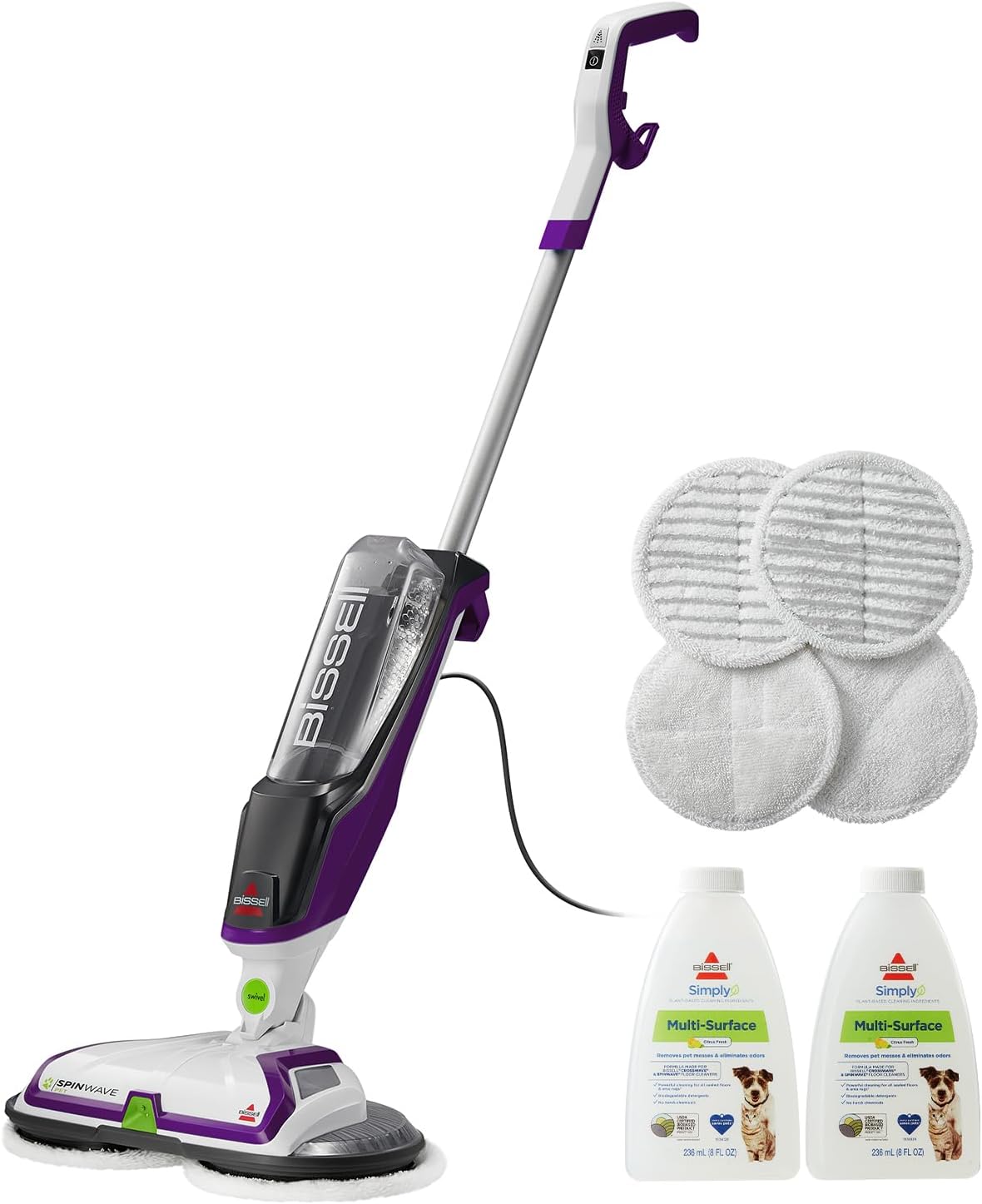 SpinWave Hard Floor Expert Corded Spin Mop Cleaner, 20393